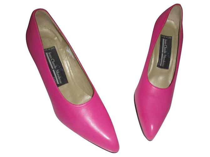 Autre Marque Heels Pink Leather  ref.626051