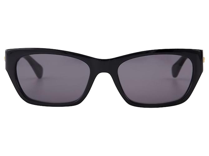 Bottega Veneta Lunettes de soleil en Acétate Noir/Gris  ref.626425