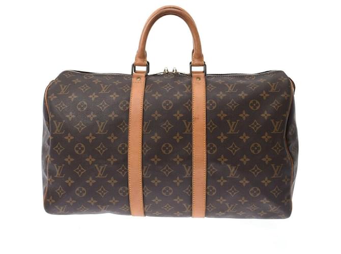 Louis Vuitton Keepall 45 Brown Cloth ref.626627 - Joli Closet