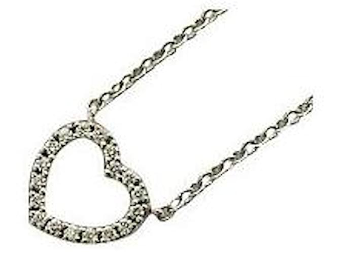 Tiffany & Co Tiffany&Co. Tiffany Metro heart diamond necklace 750