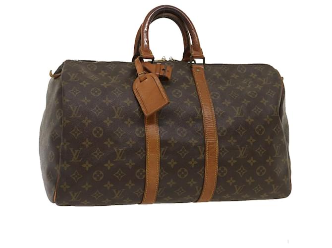 Louis Vuitton Keepall 45 Brown Cloth  ref.626703