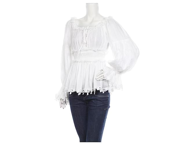 Dolce & Gabbana Tops White Cotton  ref.626931