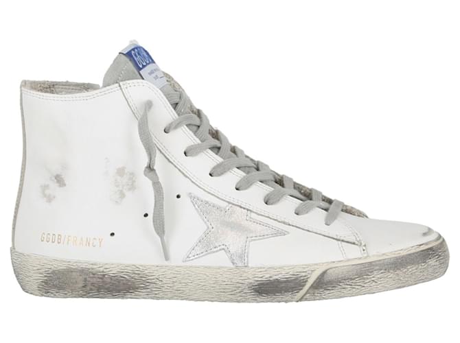 Golden Goose Francy Leather Sneakers White  ref.627211