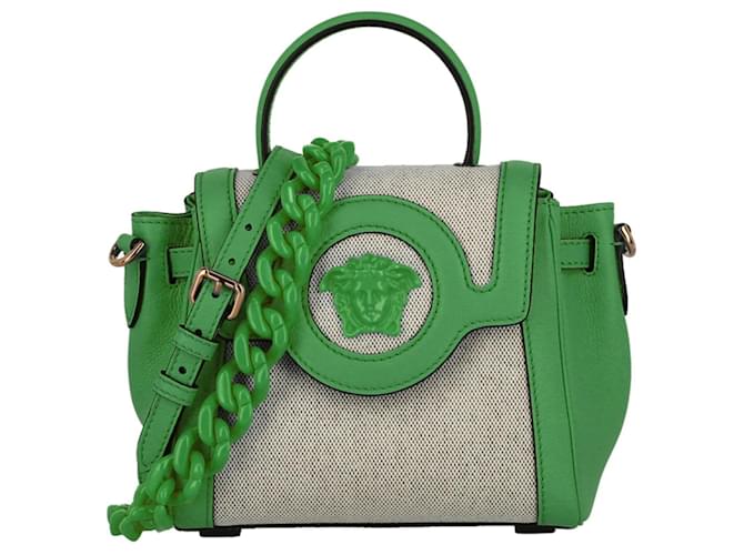 La Medusa green Versace bag