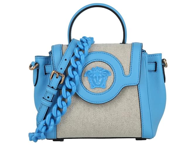 Versace Blue Medusa Handbag