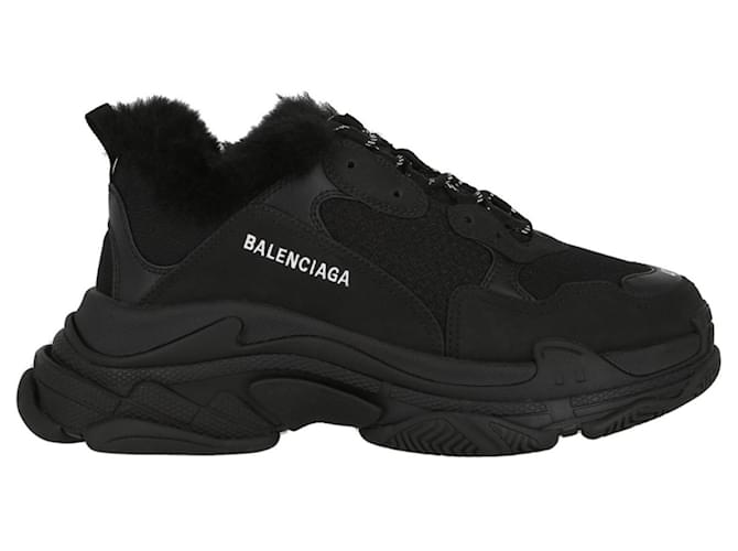 Balenciaga Triple S Sneakers Black  ref.628023
