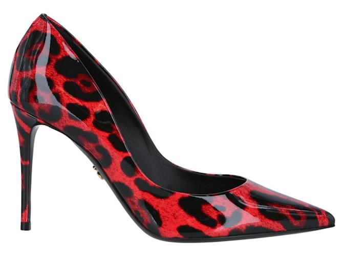 Leopard and clearance red heels