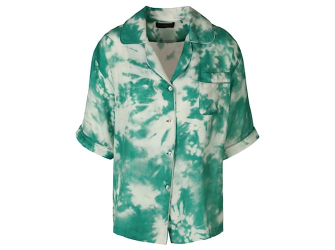 Camisa de seda tie-dye Alanui Verde  ref.628160