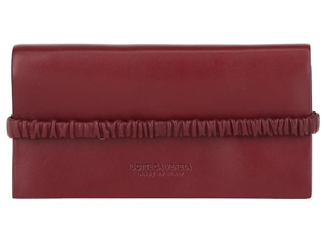 Bottega Veneta Leather Wallet Red Pony-style calfskin  ref.628194