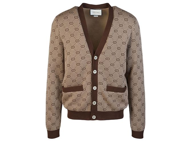 Gucci GG Supreme Strickjacke