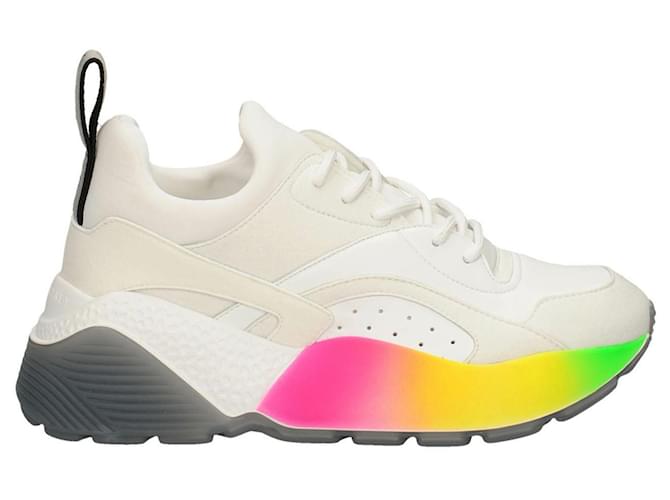 Stella Mc Cartney Sneakers Eclypse Fluo Bianco  ref.628309