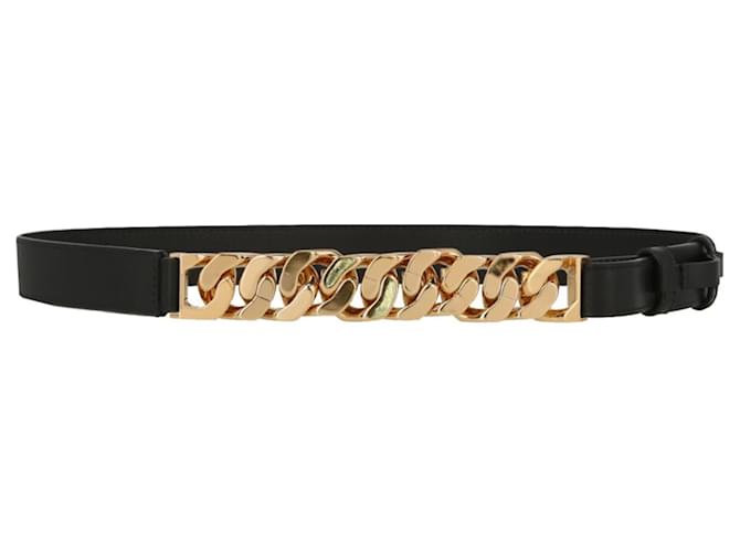 Givenchy Leather Chain Belt Black Joli Closet