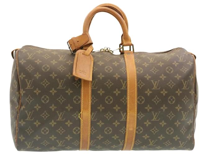 Louis Vuitton Keepall 45 Brown Cloth  ref.628476