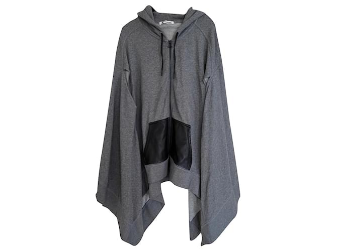 Black poncho hoodie online