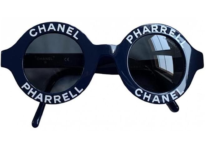 Pharrell chanel Plastique Bleu Marine  ref.629007