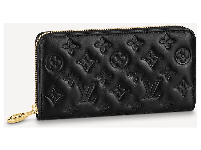 Louis Vuitton LV Zippy wallet coussin Black