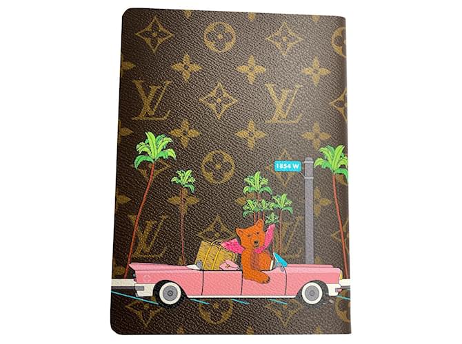 Louis Vuitton Clemence holliwood Xmas notebook Multiple colors Cloth  ref.629165
