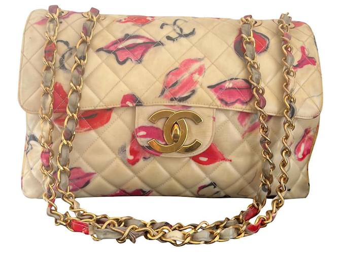 Timeless Chanel Colecionador 1995 Multicor Couro  ref.629175