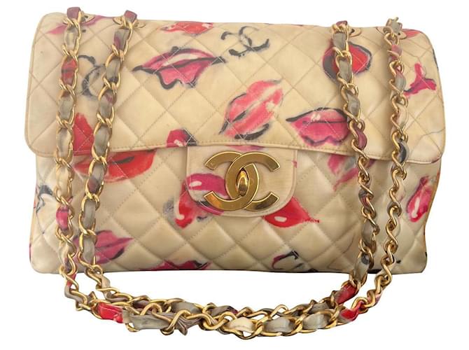 Timeless Chanel Collector 1995 Multiple colors Leather  ref.629175