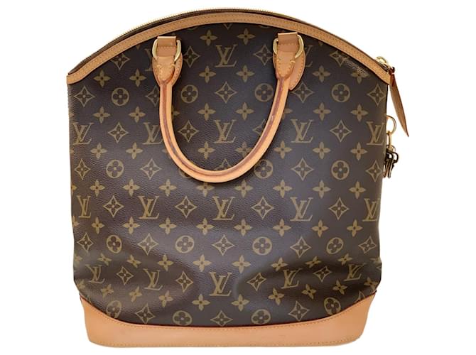 Lockit Louis Vuitton Handbags Dark brown Leather  ref.629203