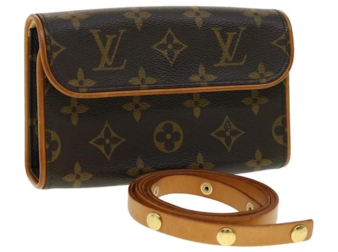 Bolsa de cintura florentino com monograma LOUIS VUITTON N51856 Autenticação de LV 30935 Lona  ref.629277