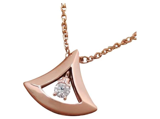 Bulgari * Colar de diamantes a céu aberto Bvlgari Diva Dream Ouro rosa  ref.629413