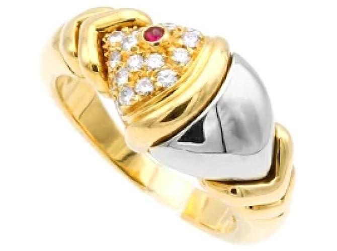 Bulgari *Bvlgari Bvlgari Naturalia Diamond Ruby Ring #9 750 #9  -  Joli Closet