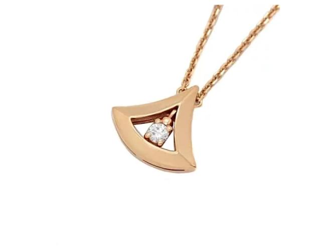Bulgari *Collar de diamantes calado Bvlgari Diva Dream K18 oro rosa oro rosa 354362  ref.629426