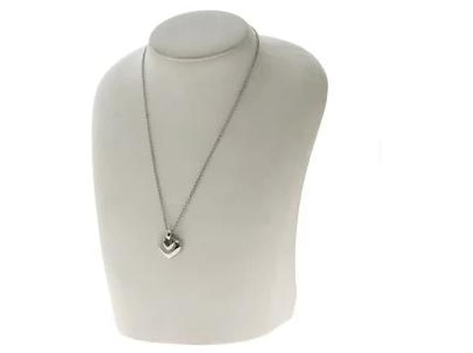 Bulgari *Bvlgari Cuore Necklace K18 White Gold Women's  ref.629523