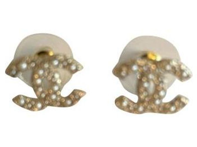 ORECCHINI CHANEL D'oro Metallo