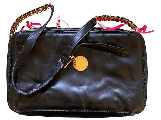 Stella Mc Cartney Handbags Black Leather  ref.629677