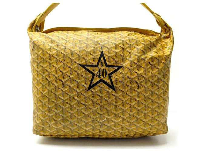 GOYARD FIDJI PERSONALIZED YELLOW CANVAS STAR BAG CANVAS STAR BAG Cloth  ref.629826 - Joli Closet