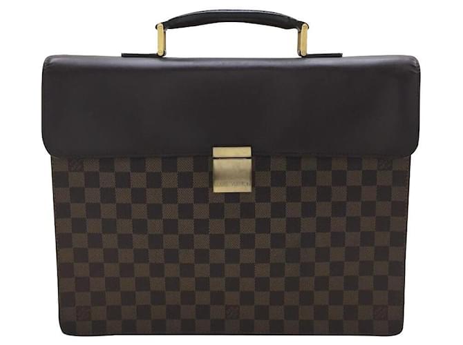 Louis Vuitton Taschen Aktentaschen Braun Synthetisch  ref.630111