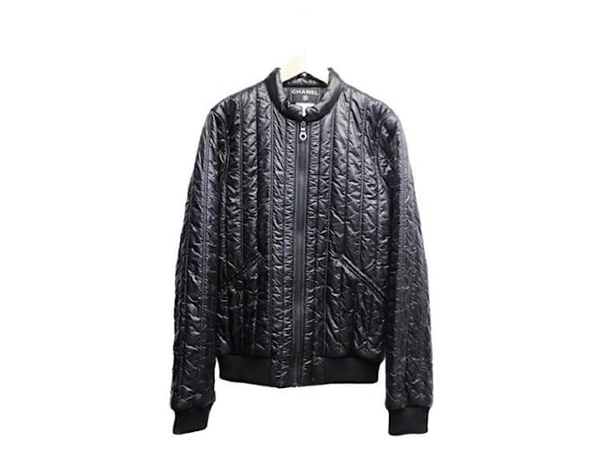 Chanel Jackets Black Polyester  ref.630118