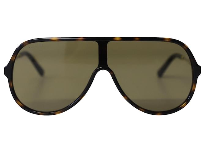 Gucci GG0199S Sonnenbrille aus braunem Kunststoff  ref.630158