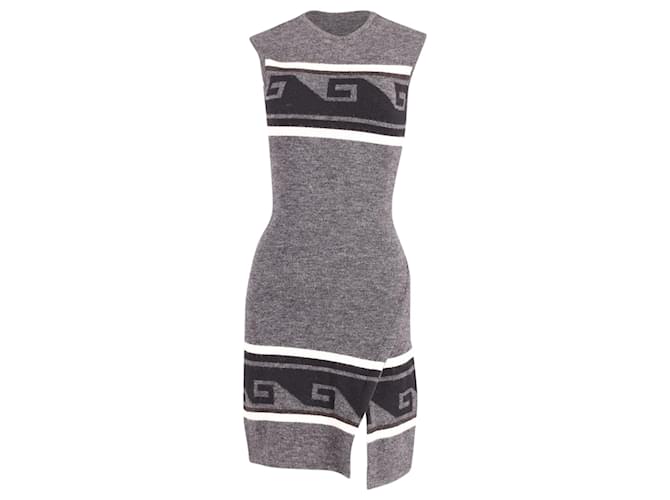 Isabel Marant Sleeveless Knitted Dress in Grey Polyamide Nylon  ref.630181