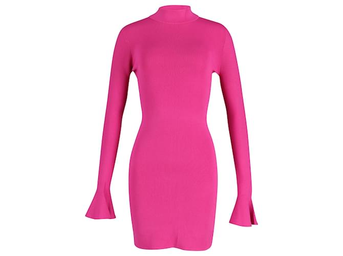 Michael Kors Bell-sleeve Dress in Pink Viscose Cellulose fibre  ref.630420