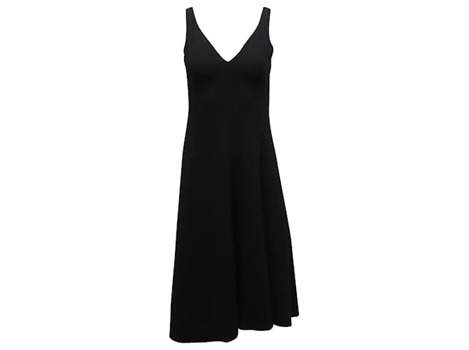 Theory V-neck Sleeveless Dress in Black Triacetate Synthetic  ref.630433