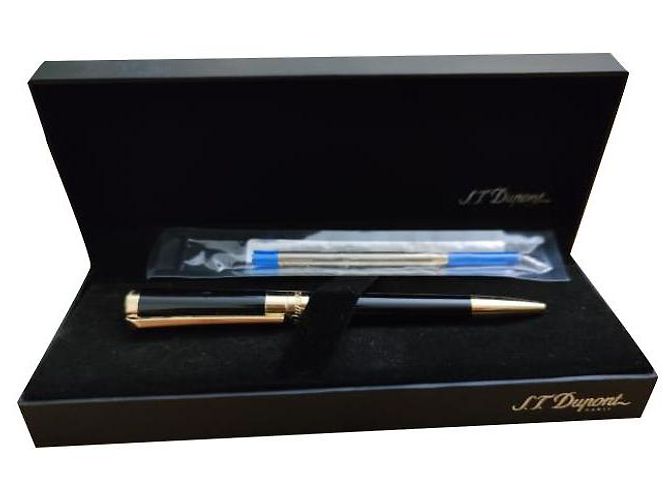 St Dupont Penna a Sfera S.T. Dupont Nera Oro Nero