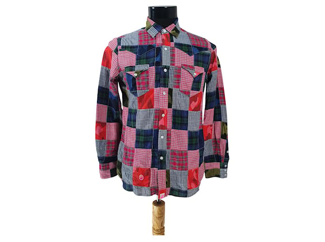 Autre Marque chemises Coton Multicolore  ref.630680