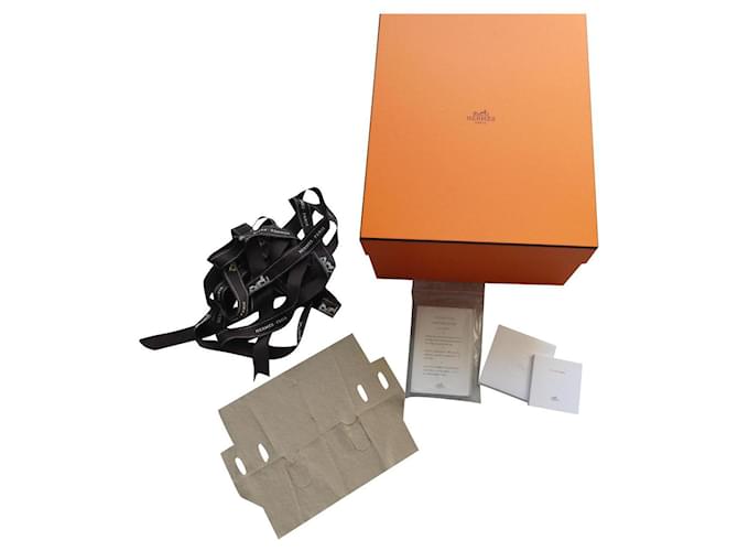 Hermès hermes box für birkin 30 Orange  ref.630878