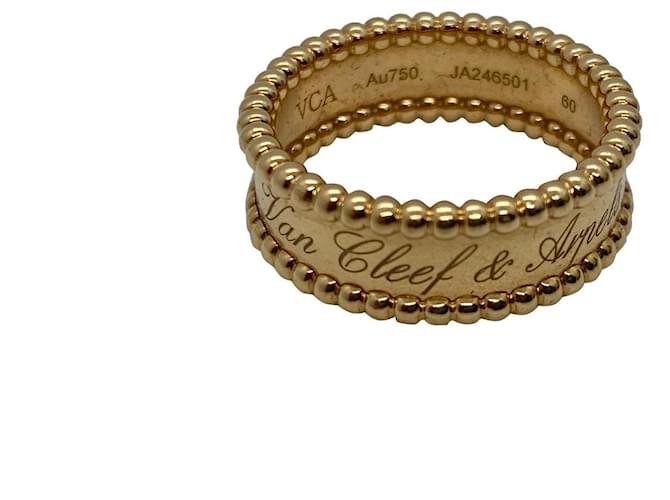 Van Cleef & Arpels Perlee Ring in 18k Pink Rose Gold Gold hardware Pink gold  ref.630880
