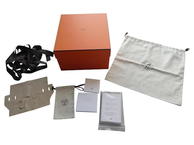 Hermès caixa hermes para birkin 25 Laranja  ref.630881