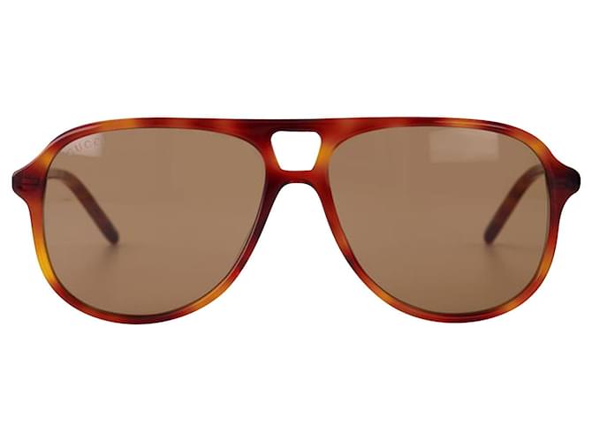 Gucci Óculos de sol em acetato marrom  ref.630921