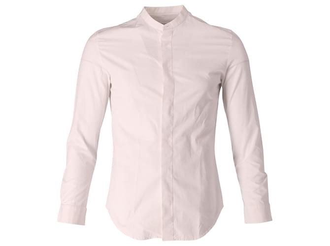 Camisa de algodón blanco de manga larga con botones en la parte delantera de Maison Martin Margiela  ref.630973