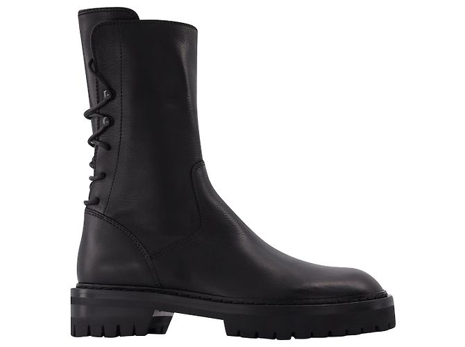 Ann Demeulemeester Bottines Louise en Cuir Noir