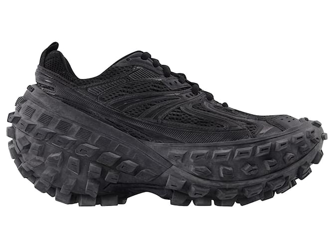 Balenciaga Defender Sneakers in Black Leather  ref.631050