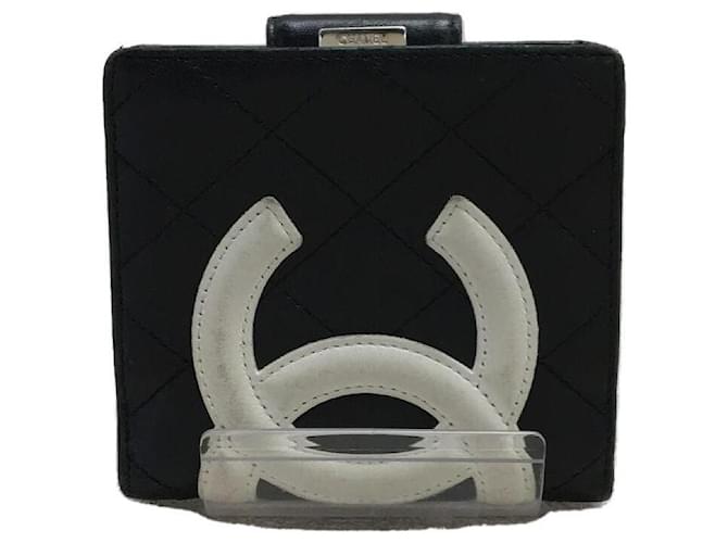 Chanel Wallets Black Leather  ref.631296