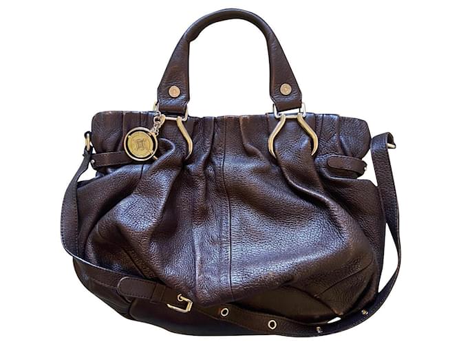 Céline Handbags Brown Leather  ref.631346