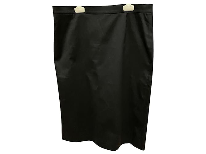 Agnès b. Skirts Black Cotton Elastane Polyamide  ref.631374